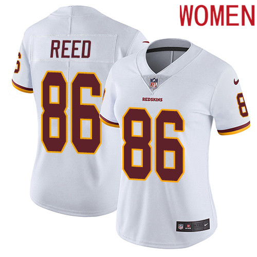2019 Women Washington Redskins 86 Reed white Nike Vapor Untouchable Limited NFL Jersey